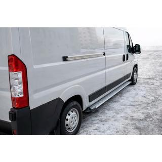 Trittbretter Allmond Grey (2 Stk., Alu) Citroen Jumper 2007-2025 Foto 1