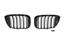 BMW X4 G02 2018- Nieren M-Look (2018-2021, Schwarz Matt) Foto 5