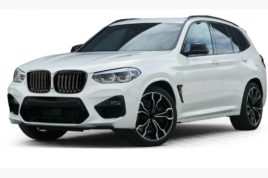 BMW X3 G01 2018- Nieren 1 Bar (2018-2021, Schwarz Glanz) Foto 1