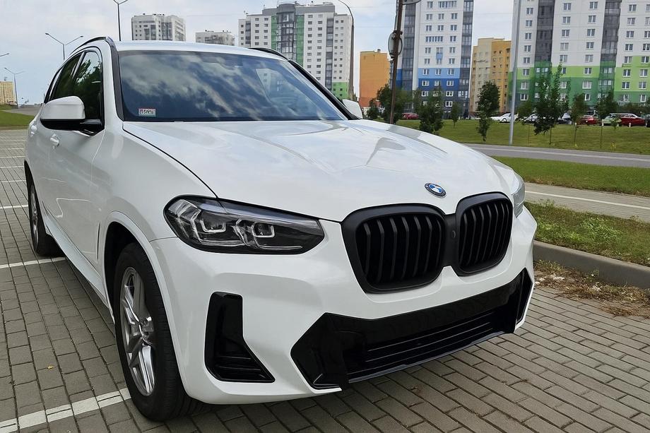 BMW X3 G01 2018- Nieren 1 Bar (2021+, Schwarz Matt) Image