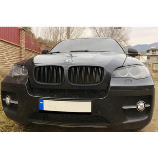 Nieren M-Look (schwarz matt) BMW X5 E70 2007-2013 Foto 2