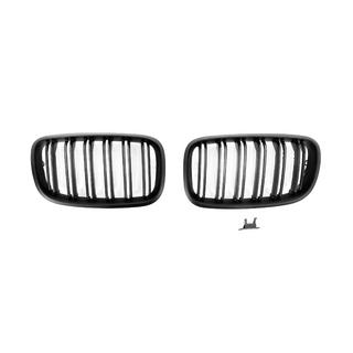 Nieren M-Look (schwarz matt) BMW X5 E70 2007-2013 Foto 3