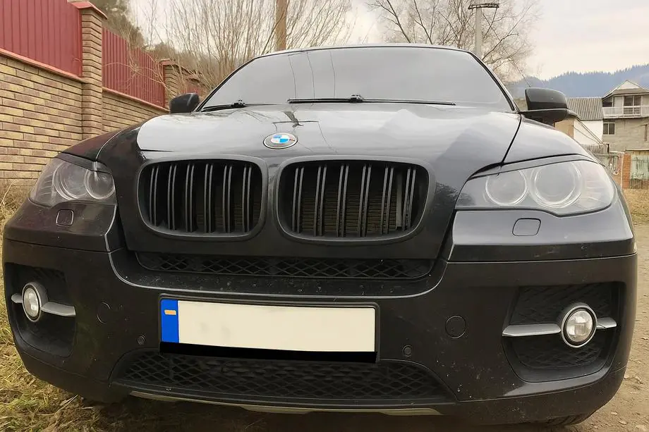 BMW X6 E71 2008–2014 Nieren M-Look (schwarz matt) Foto 1