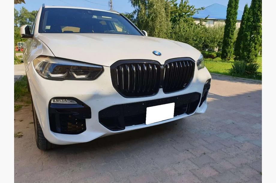 BMW X5 G05 2019–2026 Nieren 1 Bar (2019-2022, Schwarz Glanz) Foto 1