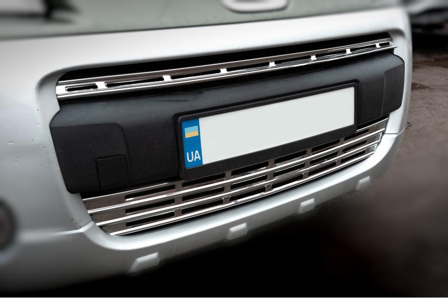Citroen Berlingo 2008-2018 Chrom Kühlergrill Abdeckungen (2-tlg., Edelstahl) Image