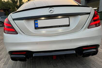 Mercedes S-class W222 2013-2022 Heckdiffusor BRB (grundiert, 2018+) Foto 9