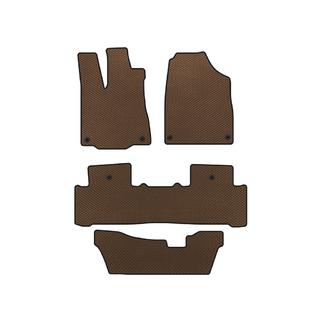 EVA Fußmatten (3 Reihen, Braun) Acura MDX 2013-2020