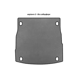 EVA Kofferraummatte V-2 (ohne Subwoofer, Grau)