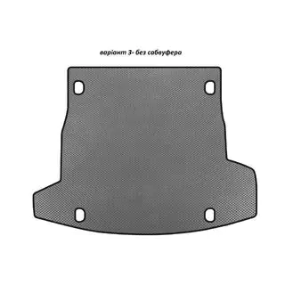 EVA Kofferraummatte V-3 (ohne Subwoofer, Grau)