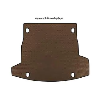 EVA Kofferraumwanne V-3 (ohne Subwoofer, Braun)
