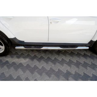 Seitliche Rohre mit Einsätzen (2 Stk., Edelstahl) Dacia Duster 2008-2018 Foto 1