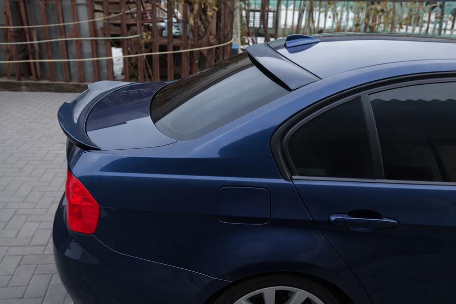 BMW 3 Series E90/E91 2005-2011 PSM-Style Spoiler (für E90, Schwarz Glanz) Image