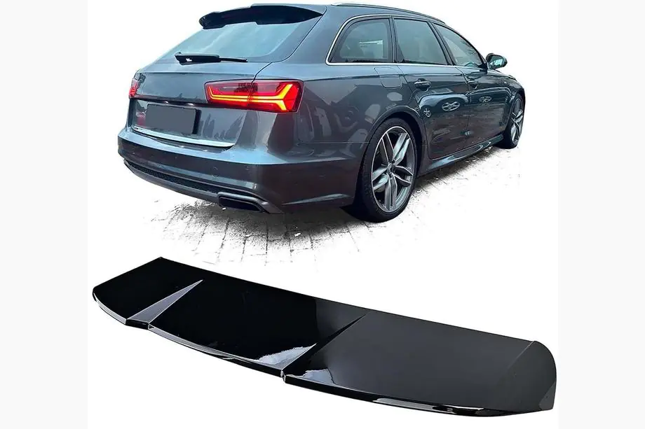 Audi A6 C7 2011-2017 DPT V2 Spoiler (Avant, Schwarz Hochglanz) Image