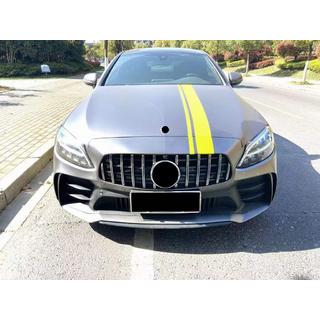 Bodykit mit Diffusor für Coupe (Design Black Mamba C63GT) Mercedes C-сlass W205 2014-2021 Foto 3