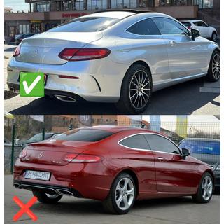 Bodykit mit Diffusor für Coupe (Design Black Mamba C63GT) Mercedes C-сlass W205 2014-2021 Foto 4
