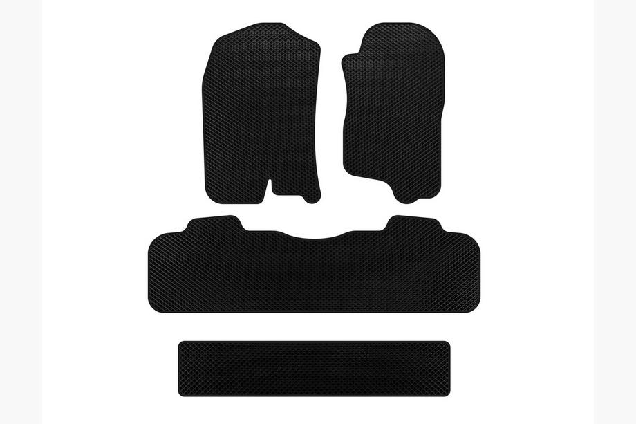 Chevrolet Tahoe 2007-2014 EVA Fußmatten (3 Reihen, 2007-2014, Schwarz) Foto 1