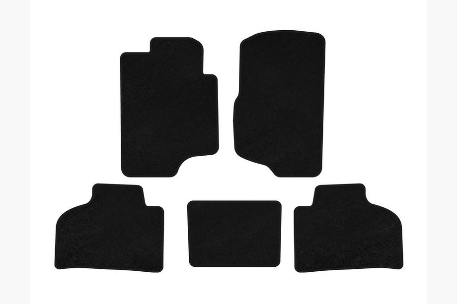 Chevrolet Silverado 2007-2013 Textil Fußmatten Premium (Schwarz) Foto 1
