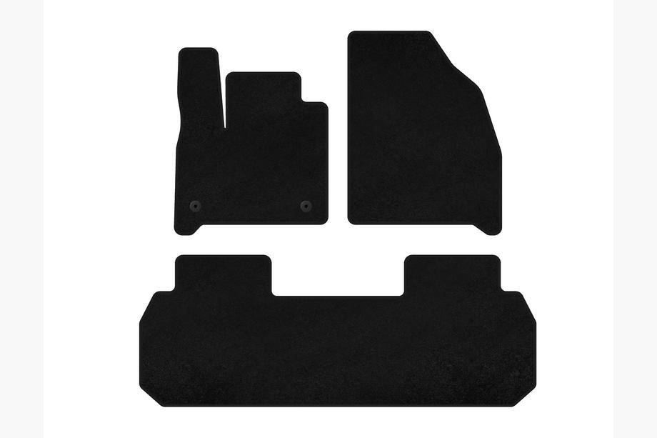 Chevrolet Traverse 2017- Textil Fußmatten Premium (2 Reihen, Schwarz) Foto 1