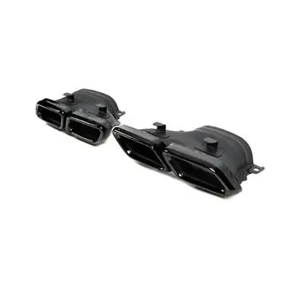 Auspuffblenden Black AMG Foto 2
