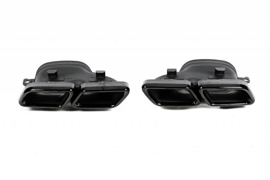 Mercedes-Benz Auspuffblenden Black AMG Foto 1