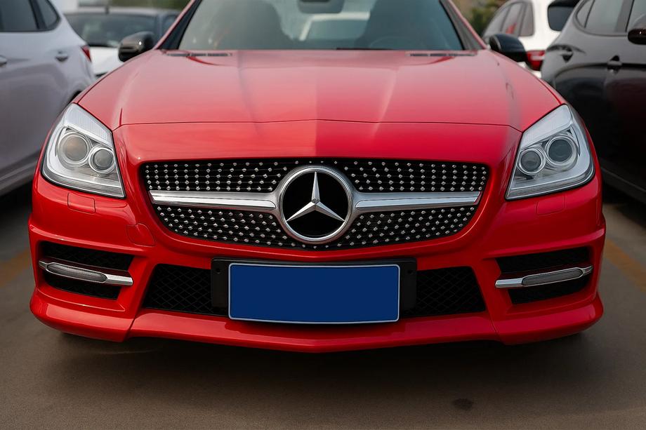 Mercedes SLK R172 2011-2016 Frontgrill Diamond Black Image