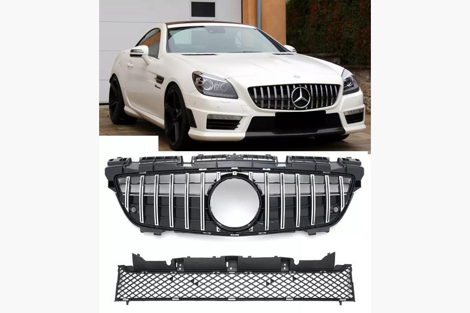 Mercedes SLK R172 2011-2016 Frontgrill GT Panamericana Foto 3