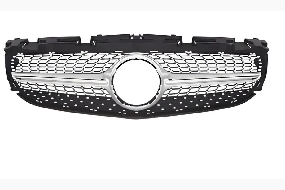 Mercedes SLC R172 2016-2020 Frontgrill Diamond Silber Foto 2