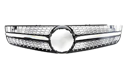 Mercedes SL R230 2001-2011 Frontgrill Diamond Black (2008-2011) Foto 2