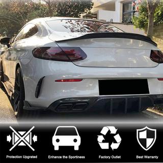 Heckstoßstangenaufsätze V2 (für Coupe/Cabrio AMG-Line / C43 AMG 2015-2019, Carbon) Foto 2