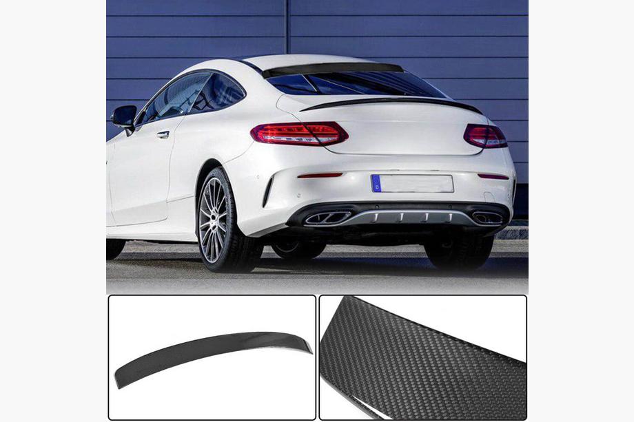 Mercedes C-class W205 2014-2021 Spoiler V2 (für Coupe 2015-2019, Carbon) Foto 1