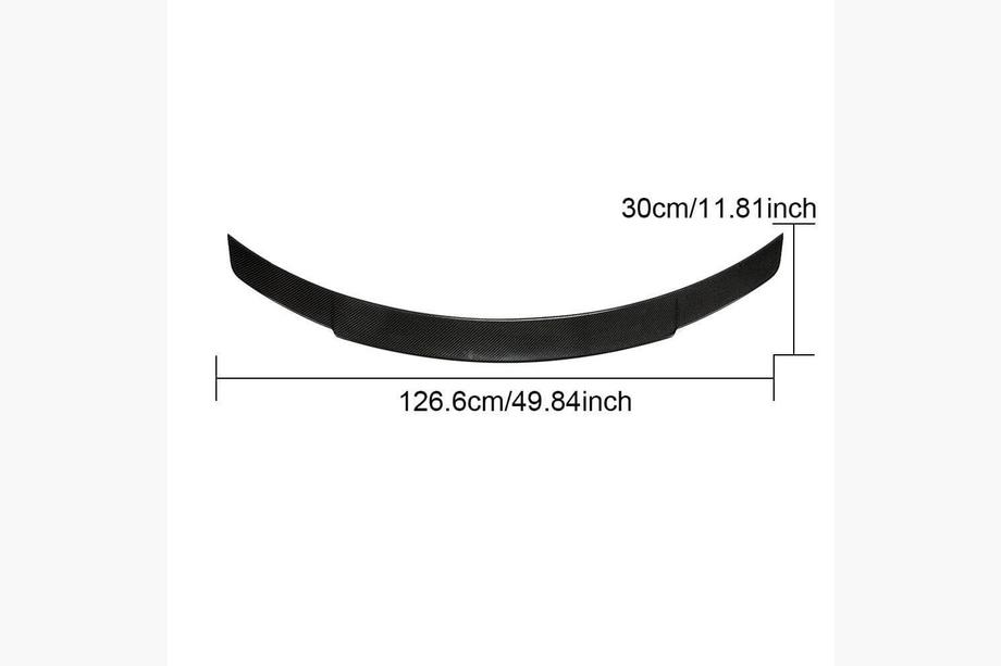 Mercedes C-class W205 2014-2021 Spoiler V7 (für Coupe 2015-2019, Carbon) Foto 6