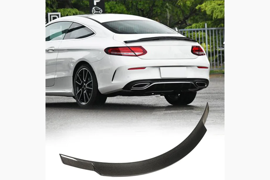 Mercedes C-class W205 2014-2021 Spoiler V8 (für Coupe 2015-2019, Carbon) Foto 1