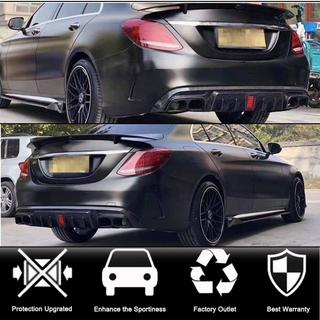 Heckdiffusor mit Endrohren (für SD C43 AMG 2015-2021, Carbon) Foto 2