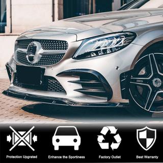 Frontstoßstangenaufsätze V1 für C43 AMG 2019-2021 Carbon Foto 4