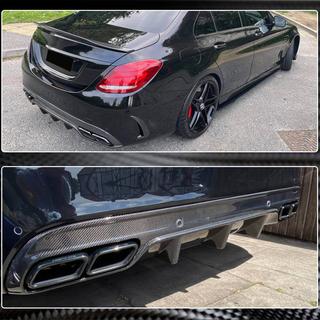 Heckdiffusor für SD C43/C63 AMG 2015-2019 Carbon Foto 4