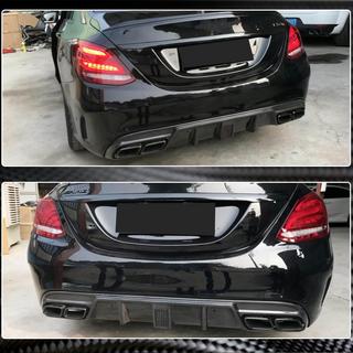 Heckdiffusor V3 für SD C43/C63 AMG 2015-2019 Carbon Mercedes C-class W205 2014-2021 Foto 3