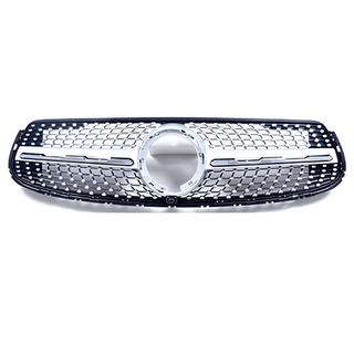 Frontgrill Diamond Silber (für GLC 43 AMG/GLC 63 AMG/AMG-Line 2019-2022) Mercedes GLC X253 2015-2022 Foto 2