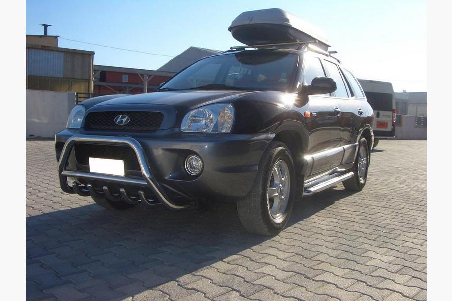 Hyundai Santa Fe 1 2000-2006 Frontbügel WT003 (Edelstahl) Foto 1