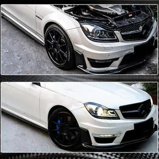 Carbon Frontstoßstangen Abdeckungen (für AMG 2012-2014) Foto 3