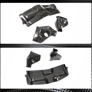 Ansaugsystemgehäuse mit Abdeckung aus Dry Carbon für C63 AMG 2012-2014 Foto 4