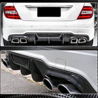 Heckdiffusor V4 (für AMG SD/Coupe 2012-2014, Carbon) Mercedes C-class W204 2007-2015 Foto 3