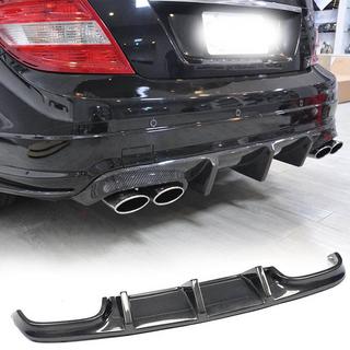 Heckstoßstangendiffusor V2 (für AMG SD 2008-2011, Carbon) Mercedes C-class W204 2007-2015 Foto 1
