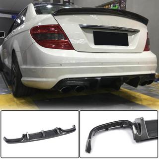 Heckstoßstangendiffusor V2 (für AMG SD 2008-2011, Carbon) Mercedes C-class W204 2007-2015 Foto 2