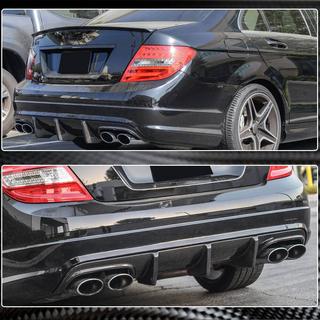 Heckstoßstangendiffusor V2 (für AMG SD 2008-2011, Carbon) Mercedes C-class W204 2007-2015 Foto 4