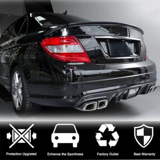 Heckstoßstangen Diffusor V4 (für AMG SD 2008-2011, Carbon) Mercedes C-class W204 2007-2015 Foto 2