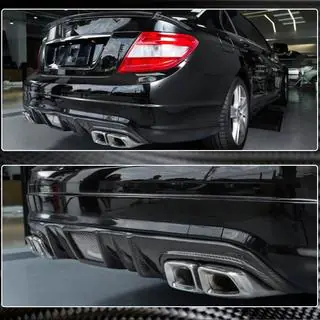Heckstoßstangen Diffusor V4 (für AMG SD 2008-2011, Carbon) Foto 3