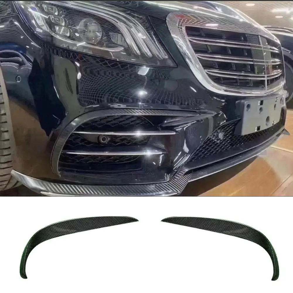Frontstoßstangenaufsätze V2 für S63 AMG 2014-2017 Carbon Foto 1