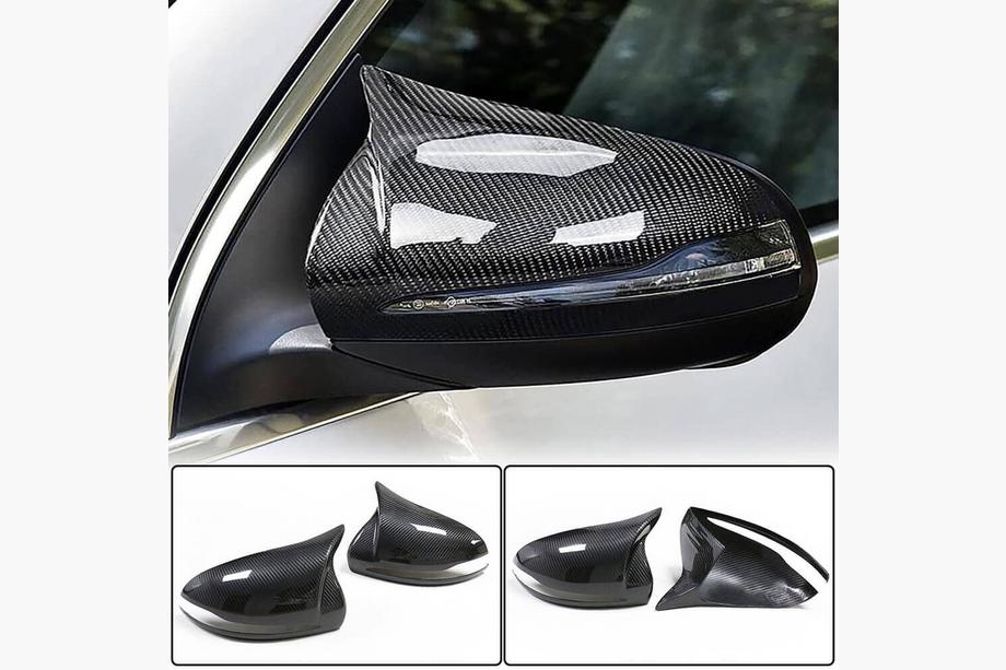 Mercedes S-class W222 2013-2022 Spiegelabdeckungen V2 (2014-2017, Trockencarbon) Foto 2