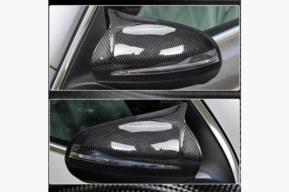 Mercedes S-class W222 2013-2022 Spiegelabdeckungen V2 (2014-2017, Trockencarbon) Foto 4