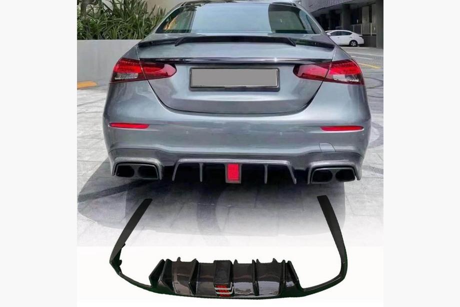 Mercedes E-class W213 2016-2023 Heckdiffusor für E63 AMG 2020-2023, Carbon Foto 6